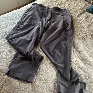 Athleta Brooklyn with zipper.  Brownish purple color.  Slate